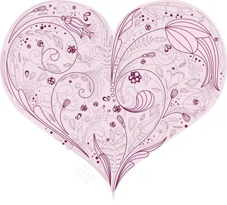 花的心向量元素