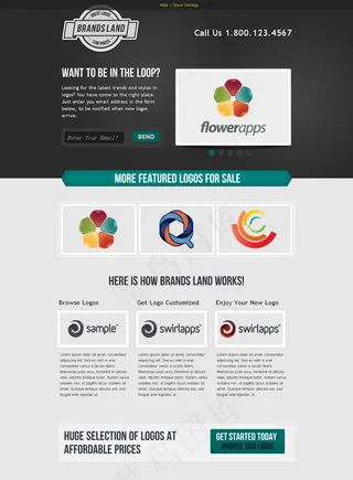 扁平设计CSS3模板