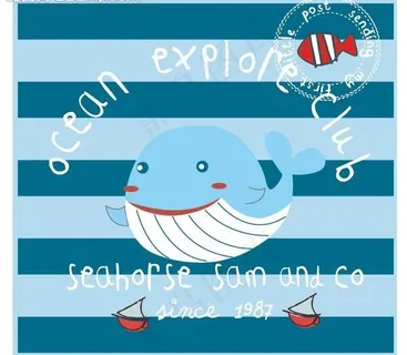 卡通鱼 矢量素材图片