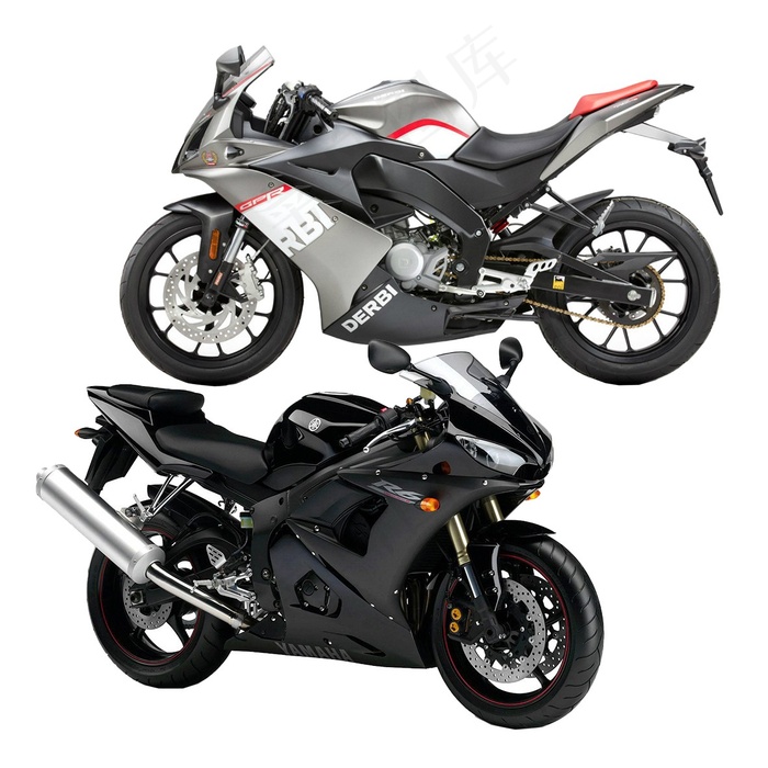 摩托车免抠素材PSD分层