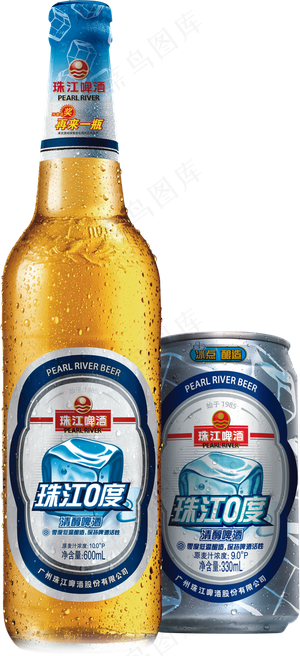 啤酒实物png素材