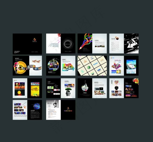 广告画册素材下载