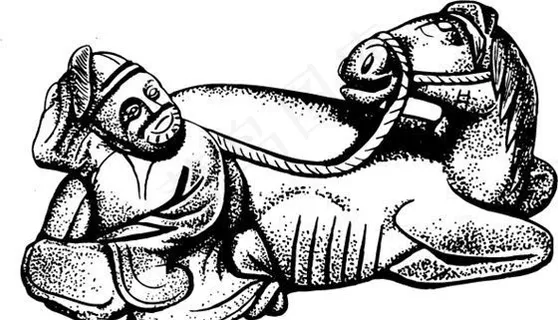 元明时代 矢量版画 古典图案 矢量中华五千年 AI源文件_0107