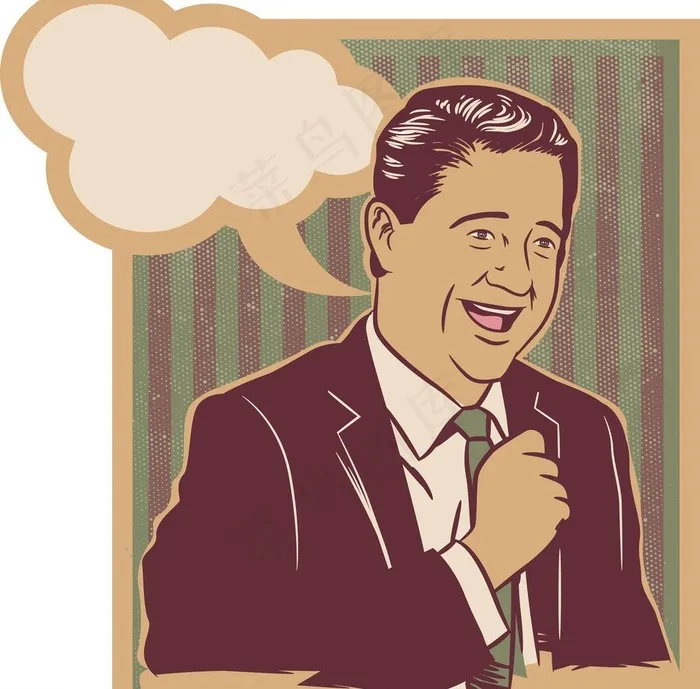 手绘男性图片eps,ai矢量模版下载