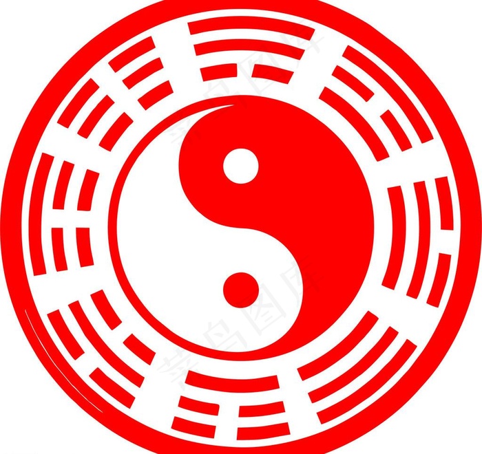 道教太极八卦图图片
