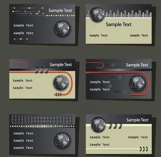 科技名片设计图片