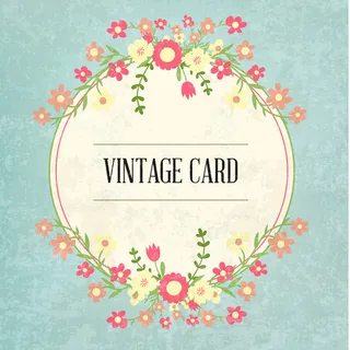 清新花纹矢量素材