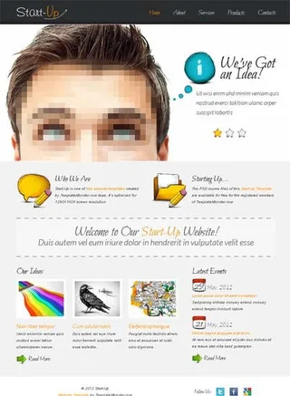 HTML5和CSS3 企业网页模...