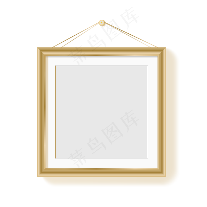 金色质感艺术画框相框