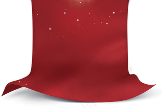 红布   红色装饰元素