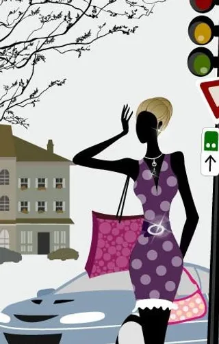 时尚人物剪影MM矢量图10