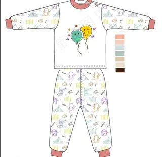 童装内衣套装图片