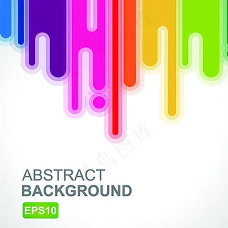 矢量绚丽油漆颜色背景图片