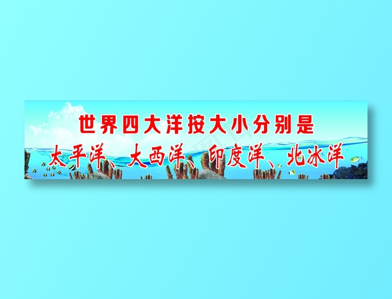 世界四大洋定