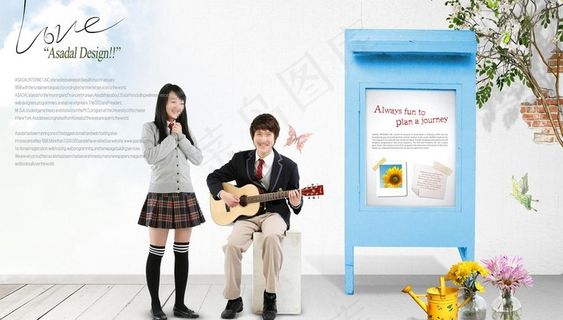 时尚生活浪漫男女图片