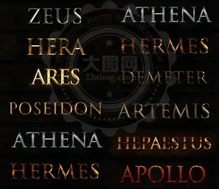 质感的黄金立体字特效PS样式