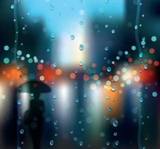 镜面水珠背景图片