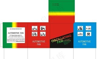 OSCILLATING风扇彩盒