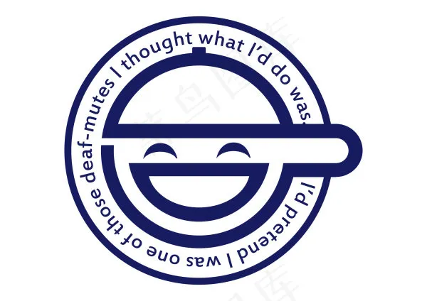 笑脸男LOGO矢量素材ai矢量模版下载