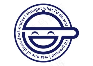 笑脸男LOGO矢量素材