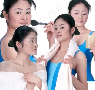 美容 人物 素材图片