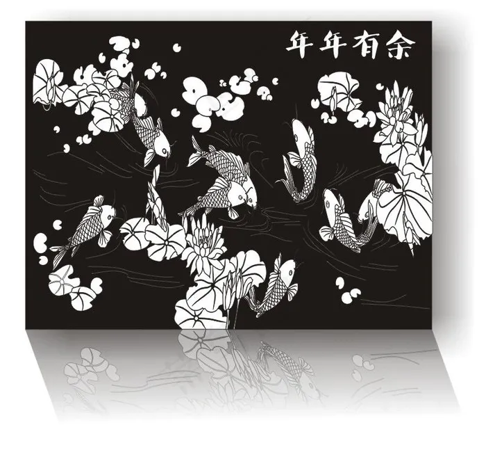年年有余图片cdr矢量模版下载