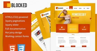 企业网站css3模板图片