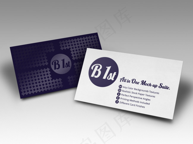 高档名片模版 样机素材