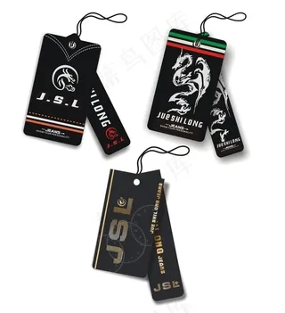 服装高档吊牌图片