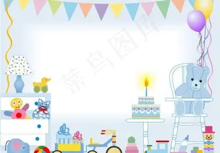 婴儿玩具矢量素材图片