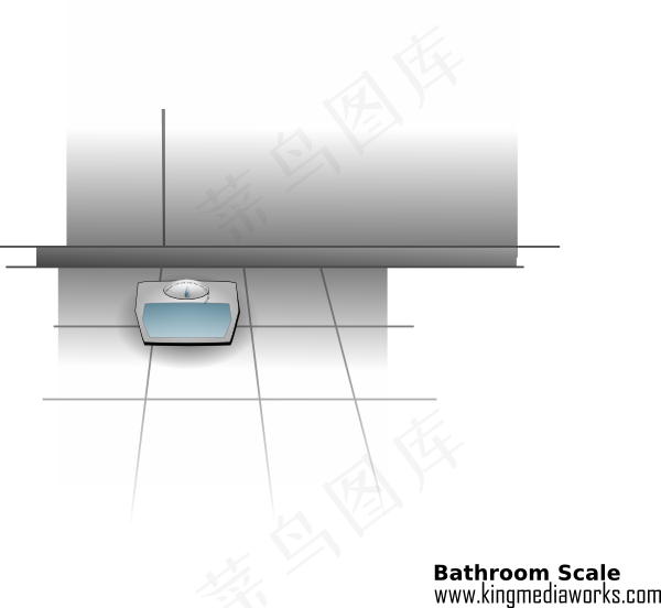 浴室秤剪贴画