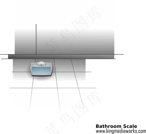 浴室秤剪贴画