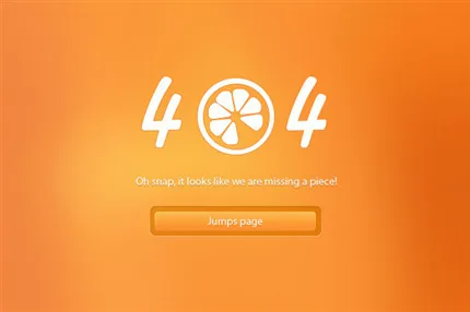 404网页登录界面psd模版下载