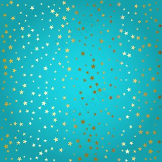 有金色星星的蓝色背景