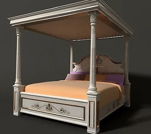 精致欧式家具欧式床图片