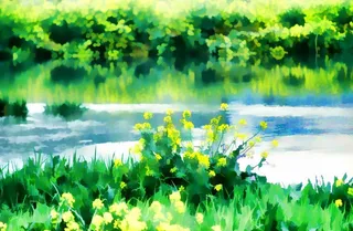 风景装饰画图片