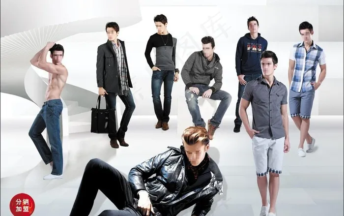 男装服装海报图片(5033X3437(DPI:300))psd模版下载