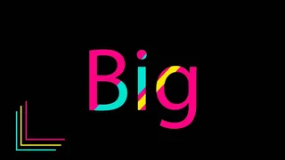 多彩时尚性感娱乐大字遮罩文字标题片头开场