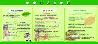 健康生活宣传栏