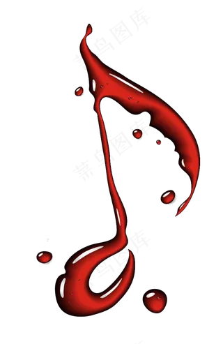 多款精品红色血迹血滴透明笔刷素材