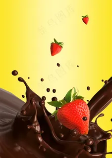 草莓海报