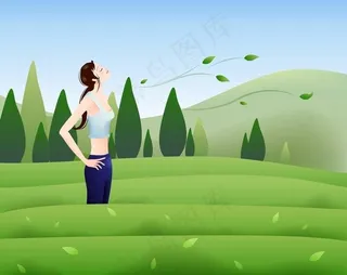 时尚运动动漫美女图片