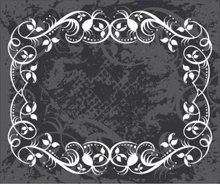 矢量素材欧式线条背景边框