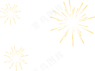 新春黄色密集烟花新春黄色密集烟花