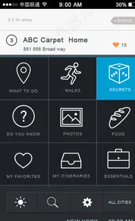 英文APP界面设计图片