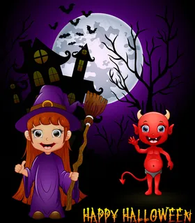 万圣节创意矢量