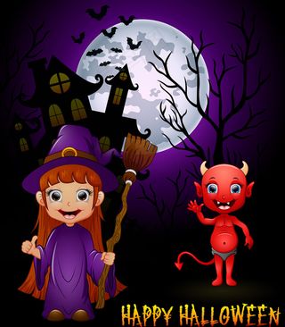 万圣节创意矢量