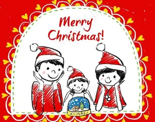 圣诞节家庭素材图片