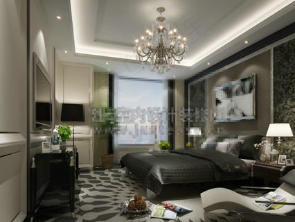 中式卧室素材下载