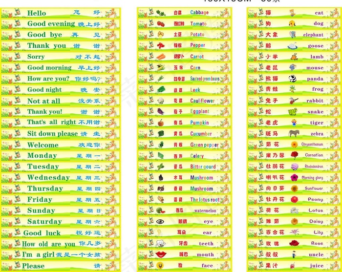 幼儿园楼梯贴条图片(210X297)cdr矢量模版下载